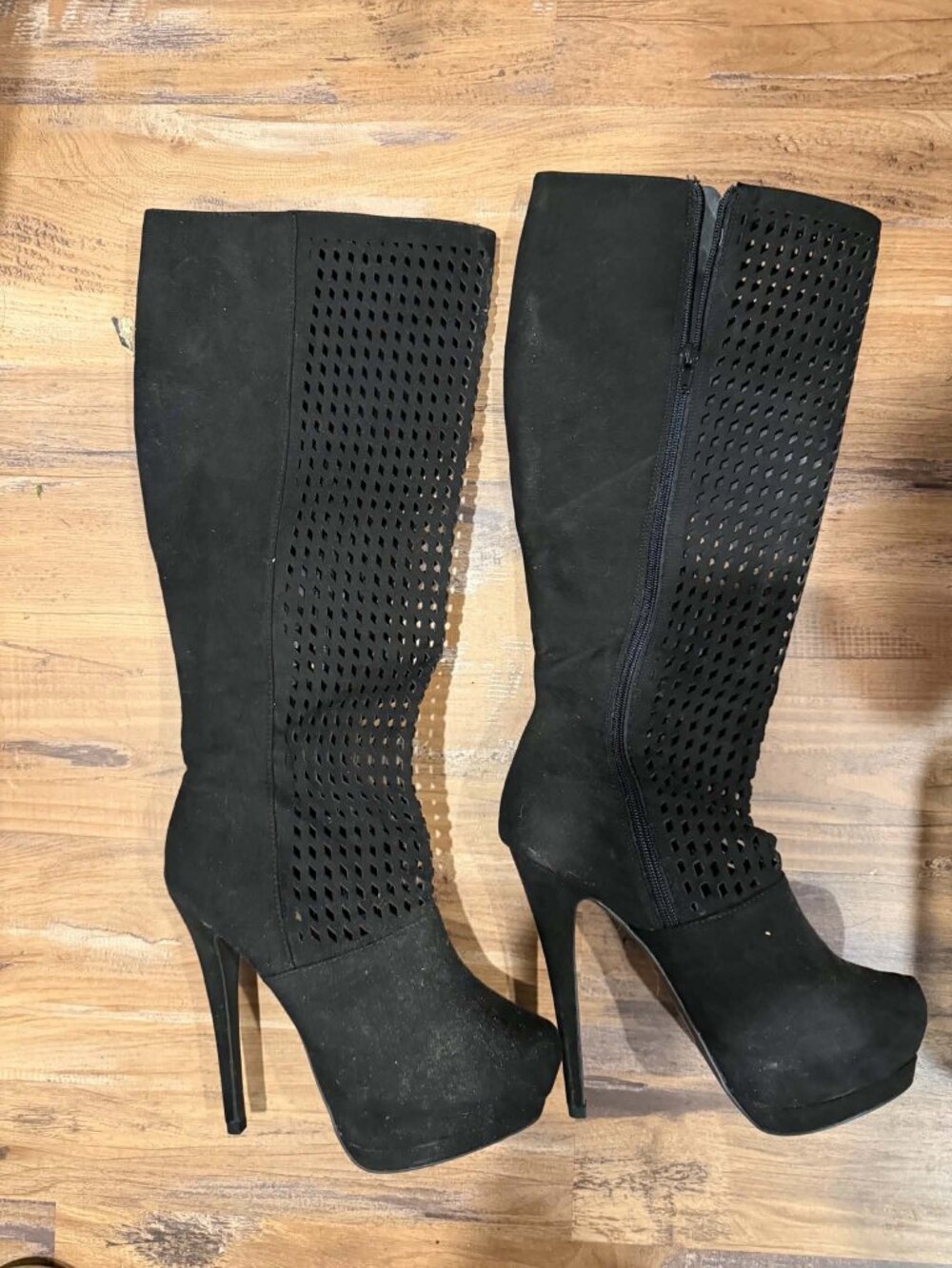 Just Fab Odetta Heeled Boots Size 8